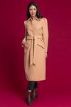 Roman Collared Longline Belted Coat thumbnail 3