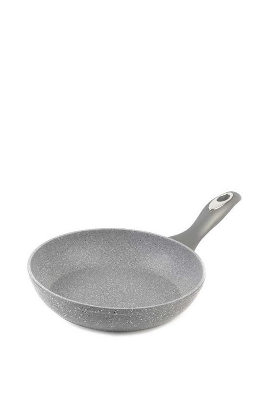 Salter Grey Marble Collection Forged Aluminium Non Stick 28cm Frying Pan 1