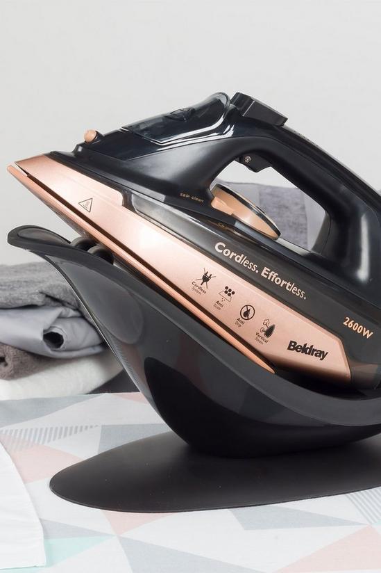 Beldray Rose Gold 2 in 1 Cordless Steam Iron 2