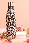 Cambridge Watercolour Leopard Thermal Insulated Flask Water Bottle thumbnail 1