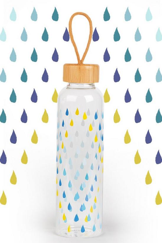 Cambridge Raindrops Glass Water Bottle 1