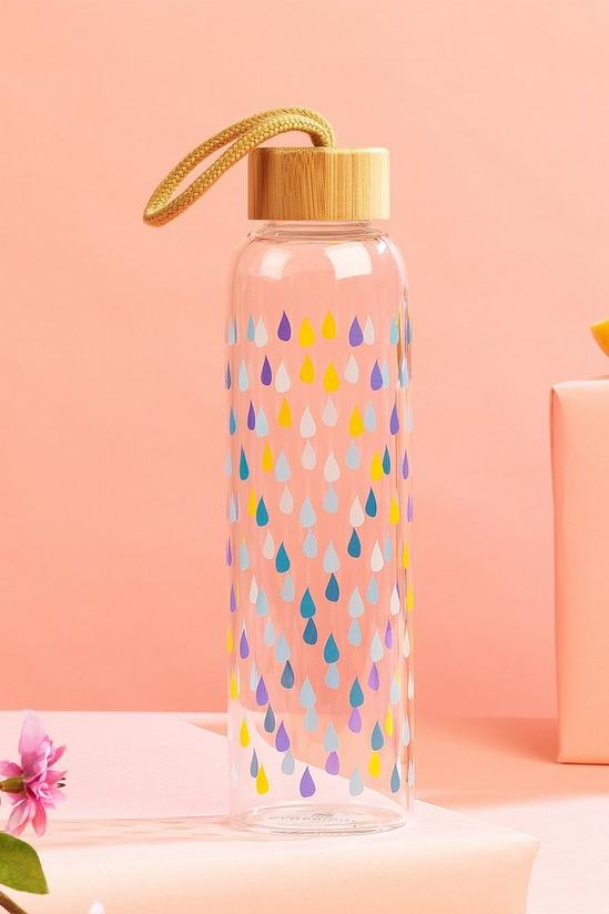 Cambridge Raindrops Glass Water Bottle 3