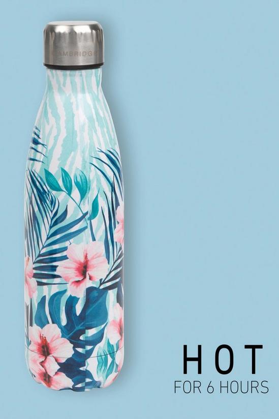 Cambridge Tropical Hibiscus Thermal Insulated Flask Bottle 3