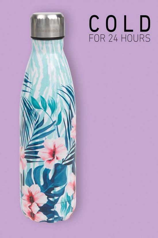 Cambridge Tropical Hibiscus Thermal Insulated Flask Bottle 4