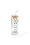 Cambridge Busy Bee Glass Water Bottle with Glass Straw thumbnail 3