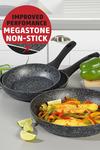 Salter Megastone Non-Stick Forged Aluminium 3 Piece Frying Pan Set thumbnail 3
