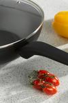 Russell Hobbs Pearlised Non-Stick 28cm Wok With Tempered Glass Lid thumbnail 4