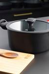 Russell Hobbs Pearlised Non-Stick 20cm Stock Pot With Tempered Glass Lid thumbnail 4