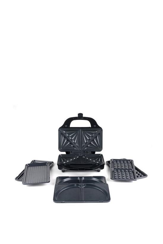 Salter XL 4-in-1 Snack Maker With Waffle, Panini, Toastie And Omelette Plates 1