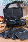 Salter XL 4-in-1 Snack Maker With Waffle, Panini, Toastie And Omelette Plates thumbnail 2