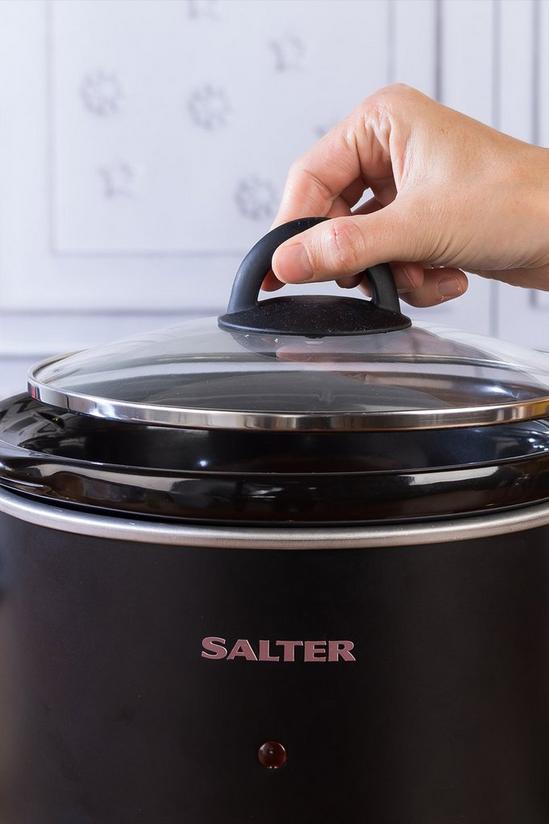 Salter 3.5L Rose Gold Slow Cooker With Three Heat Settings 3