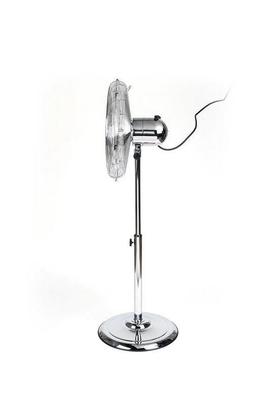 Beldray Chrome 16" Standing Pedestal Fan with Adjustable Height 2