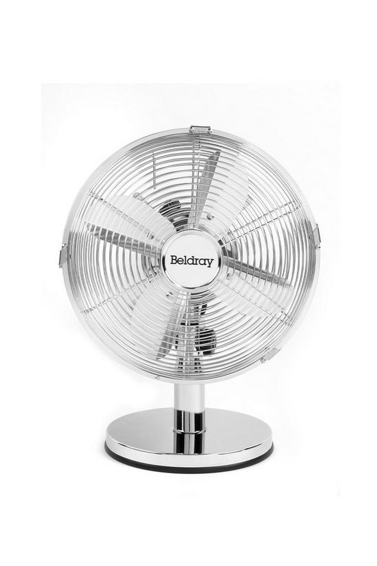 Beldray 10" Chrome Desk Fan 1