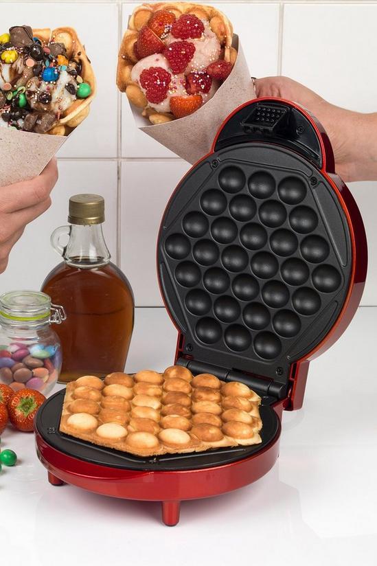 Giles and Posner Electric Street Food Style Bubble Waffle Maker Iron 4