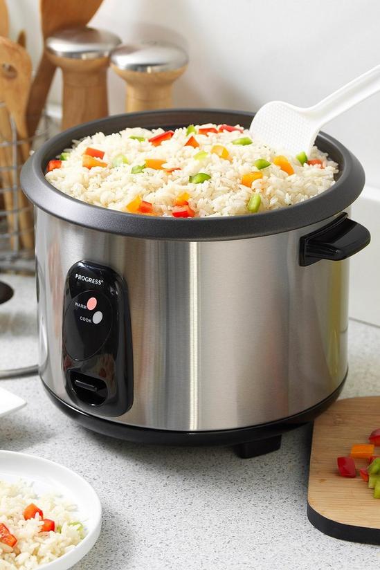 Progress Rice Cooker With Removable Non-Stick Bowl & Tempered Glass Lid 3