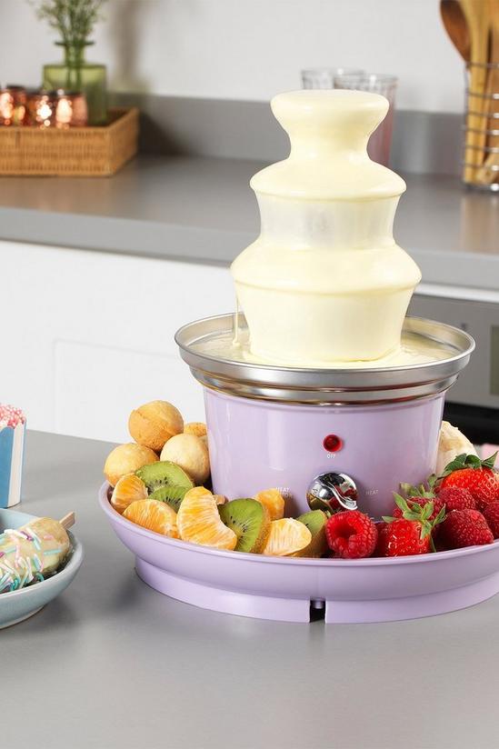 Giles and Posner Purple Sorbet Pastel Electric Chocolate Fountain 5