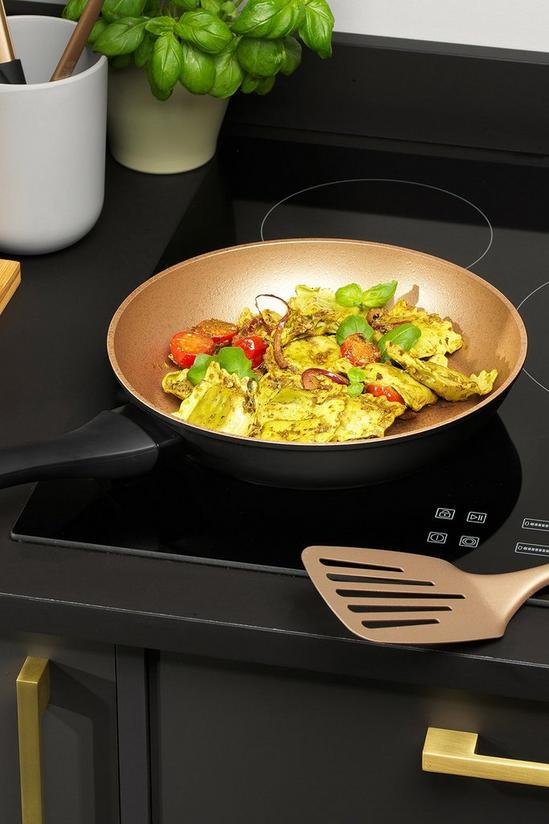 Russell Hobbs Black and Gold Opulence Collection Non-Stick 24 cm Fry Pan 6