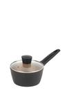Russell Hobbs Black and Gold  Opulence Collection Non-Stick 16 cm Saucepan thumbnail 1