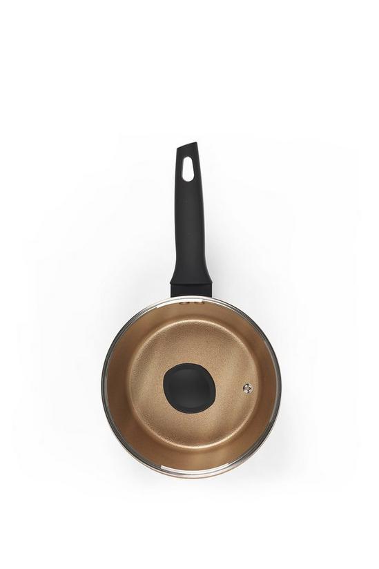 Russell Hobbs Black and Gold Opulence Collection Non-Stick 18 cm Saucepan 1