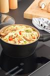 Russell Hobbs Black and Gold Opulence Collection Non-Stick 18 cm Saucepan thumbnail 5