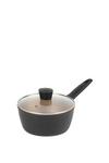 Russell Hobbs Black and Gold Opulence Collection Non-Stick 20 cm Saucepan thumbnail 1
