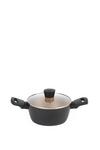 Russell Hobbs Black and Gold Opulence Collection  Non-Stick 20 cm Stockpot thumbnail 1