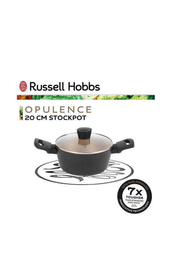 Russell Hobbs Black and Gold Opulence Collection  Non-Stick 20 cm Stockpot 5