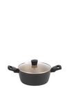 Russell Hobbs Black and Gold Opulence Collection Non-Stick 24 cm Stockpot thumbnail 1