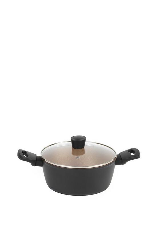 Russell Hobbs Black and Gold Opulence Collection Non-Stick 24 cm Stockpot 1