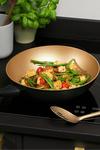 Russell Hobbs Black and Gold Opulence Collection Non-Stick 28 cm Stir-Fry Pan thumbnail 6