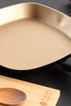 Russell Hobbs Black and Gold Opulence Collection Non-Stick 28 cm Griddle Pan thumbnail 5