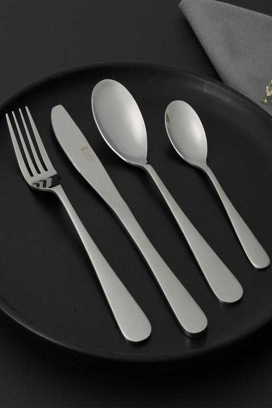 Russell Hobbs 16 Piece 'Cologne' Stainless Steel 18/10 Dishwasher Safe Cutlery Set 1