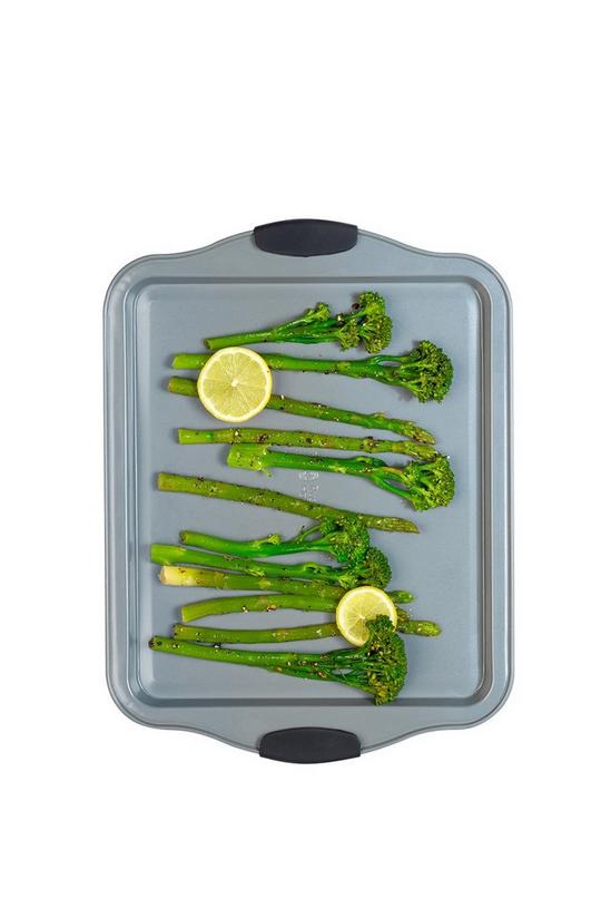 Russell Hobbs Pearlised 3 Piece Ovenware Set -  27cm Square Pan, 38cm Baking Tray And 40cm Roaster 3