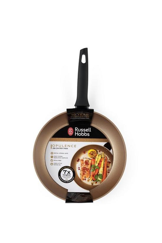 Russell Hobbs Black and Gold Opulence Collection Non-Stick 24/28 cm Fry Pan and Kitchen Utensil Set 2