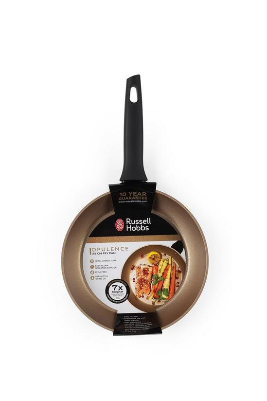 Russell Hobbs Black and Gold Opulence Collection Non-Stick 24/28 cm Fry Pan and Kitchen Utensil Set 5