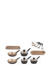 Russell Hobbs Gold Opulence Collection Cookware Set thumbnail 1