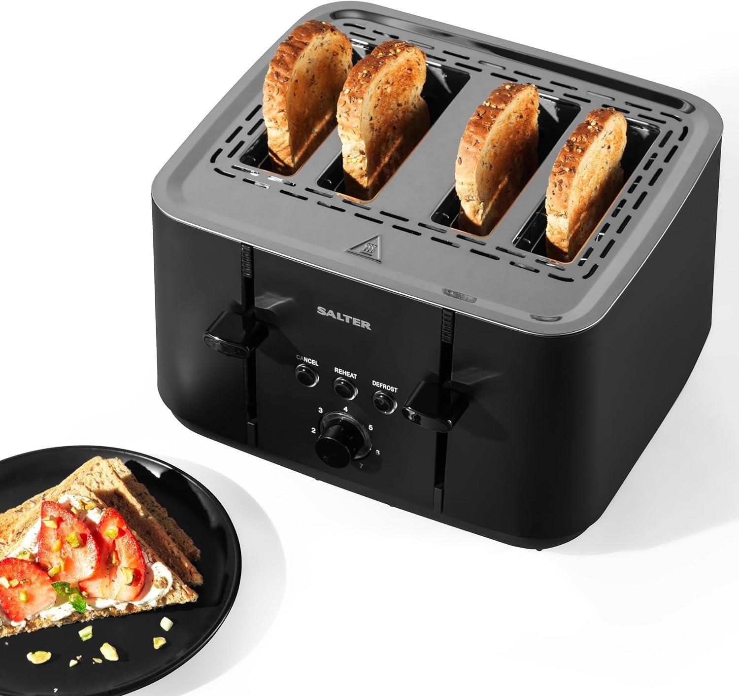 4 Slice Kuro Toaster