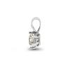 Jewelco London 18ct White Gold  0.2ct Diamond Solitaire Charm Pendant - 18P007-020 thumbnail 2