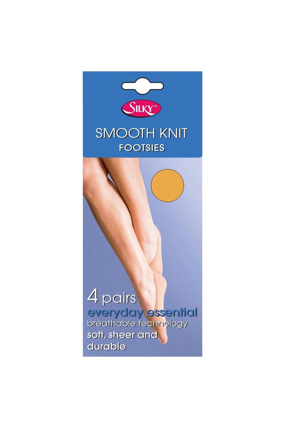 Smooth Knit Footsie (4 Pairs)