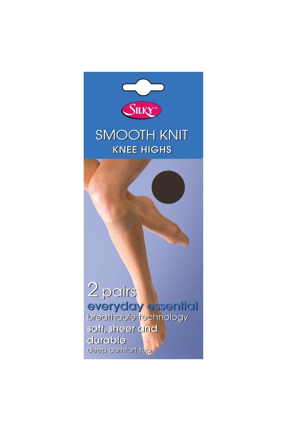 Smooth Knit Knee Highs (2 Pairs)