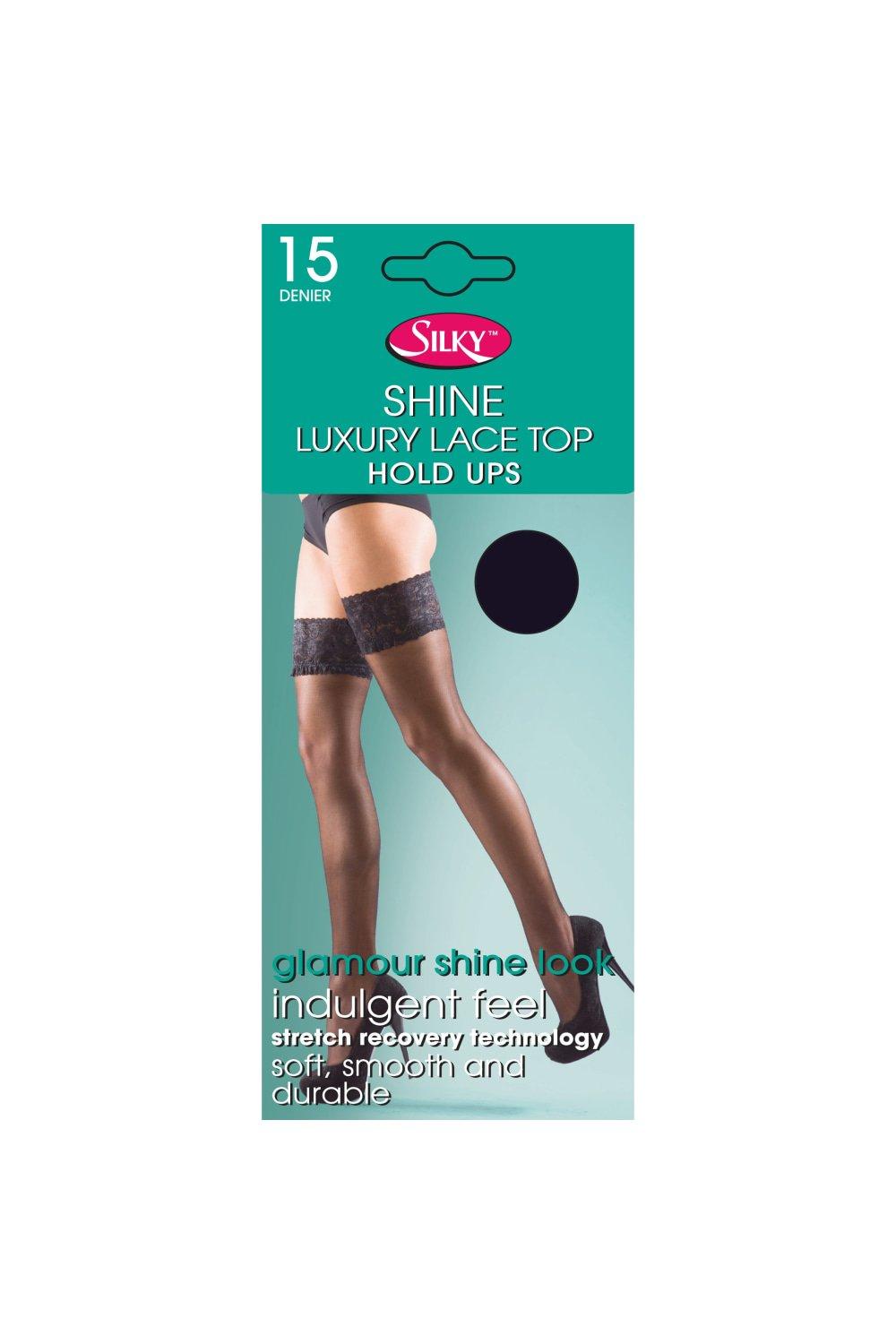 Shine Lace Top Hold Ups (1 Pair)