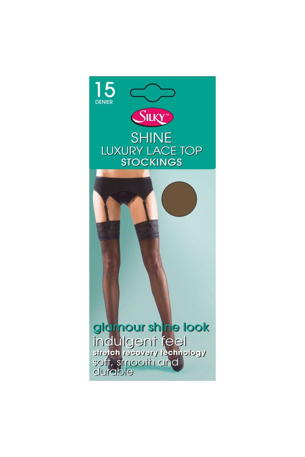 Shine Lace Stockings (1 Pair)