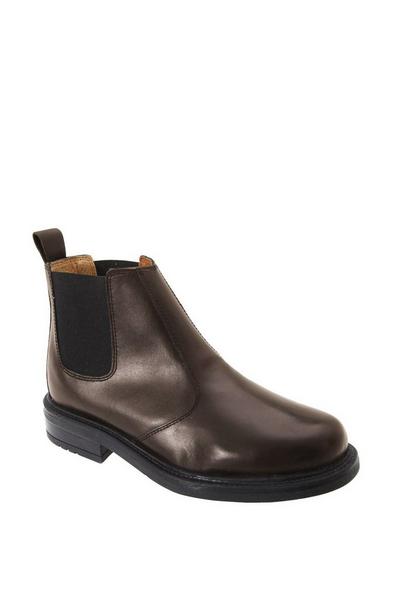 Leather Quarter Lining Gusset Chelsea Boots