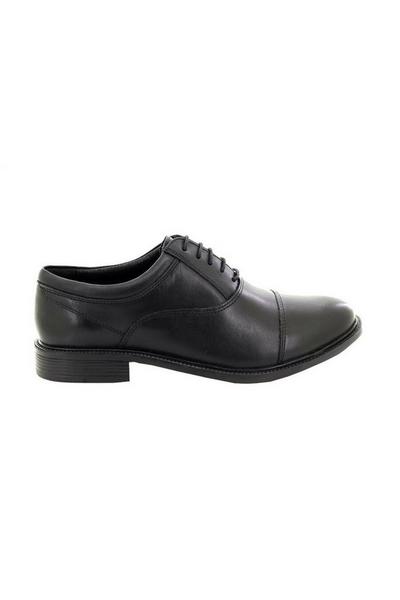 Fuller Fitting Capped Leather Oxford Shoes