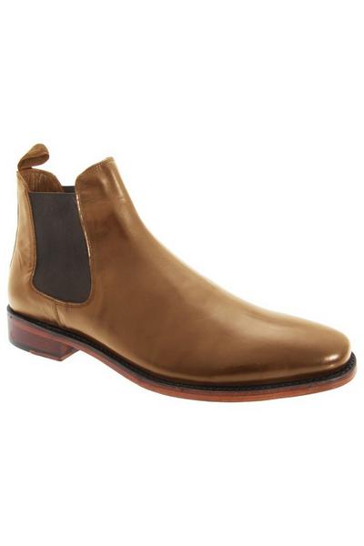 Twin Gusset All Leather Chelsea Boots