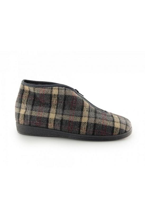 Sleepers Jed II Thermal Zip Check Bootee Slippers 1