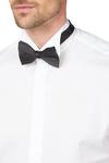 Jeff Banks Fly Front Wing Collar Cotton Shirt & Bow Tie Set thumbnail 3