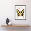 Artery8 Life Magazine 1922 The Flapper Woman Butterfly Dancer Bright Vintage Cover Illustration Framed Wall Art Print Picture 12X16 inch thumbnail 2