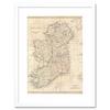 Artery8 Vintage 1799 Clement Cruttwell Ireland Ulster Connaught Leinster Munster Four Provinces Map Framed Wall Art Print Picture 12X16 inch thumbnail 1