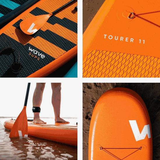 Wave Sups Wave Tourer Sup Package - Orange Stand Up Inflatable Paddle Board 10ft 6